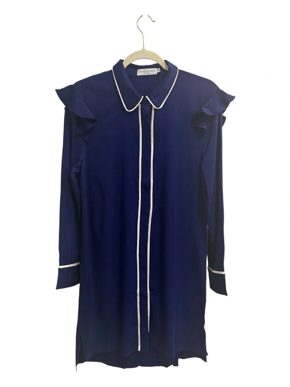 NWOT Taylor Tillman New York Holly Dress in Navy Blue_4